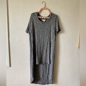 Ava & Viv Heather Grey High Low Tunic Tee Size X
